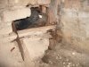 view of excavation from front room