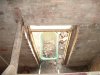 view out the back door through the landing