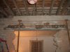 space above lintel almost completely bricked back up