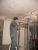 daid, bricking up between the supports