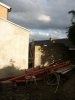 sunset, back garden