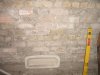 chalk marks on wall